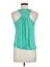 Rewind 100% Rayon Teal Sleeveless Blouse Size M - photo 2