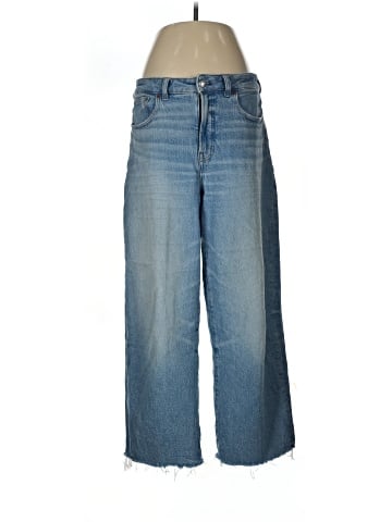 Madewell The Curvy Perfect Vintage Wide-Leg Crop Jean in Hallstead Wash (view 1)