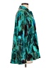 Tianello Print Teal Long Sleeve Blouse Size L - photo 4
