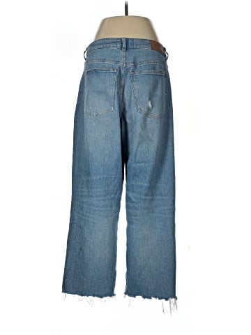 Madewell The Curvy Perfect Vintage Wide-Leg Crop Jean in Hallstead Wash (view 2)