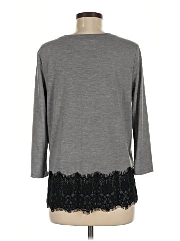 Ann Taylor LOFT Outlet 3/4 Sleeve T-Shirt (view 2)