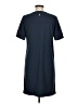 Dudley Stephens 100% Polyester Solid Blue Casual Dress Size M - photo 2