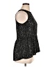 Collective Concepts Black Sleeveless Blouse Size XL - photo 4