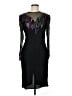 Scala 100% Silk Black Cocktail Dress Size M - photo 1