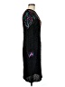 Scala 100% Silk Black Cocktail Dress Size M - photo 4