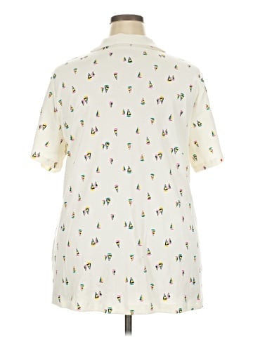 Croft & Barrow Short Sleeve Blouse (view 2)