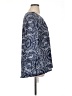 NY Collection Blue 3/4 Sleeve Blouse Size XL - photo 4