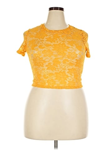 Trafaluc by Zara Short Sleeve Top (view 1)