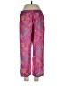 Unbranded Print Purple Casual Pants Size EU 44 / US 14 - photo 2