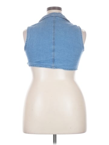 madden nyc Denim Vest (view 2)