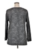 Jane and Delancey Metallic Gray Pullover Sweater Size XL - photo 2