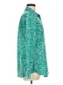 Banana Republic 100% Polyester Paisley Green Long Sleeve Blouse Size M - photo 4