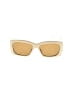 Jacquemus Ivory Croisiere rectangle sunglasses One size - photo 2