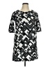 Sisley 100% Polyester Argyle Gray Casual Dress Size XL (estimated) - photo 1