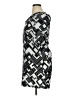 Sisley 100% Polyester Argyle Gray Casual Dress Size XL (estimated) - photo 5