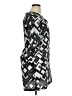 Sisley 100% Polyester Argyle Gray Casual Dress Size XL (estimated) - photo 4