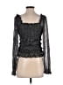 Sam Edelman Black Long Sleeve Top Size S - photo 2