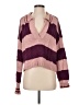 Free People Color Block Pink Pullover Sweater Size XS - photo 1