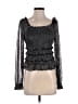 Sam Edelman Black Long Sleeve Top Size S - photo 1