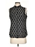 Banana Republic 100% Polyester Black Sleeveless Blouse Size S - photo 1