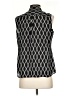 Banana Republic 100% Polyester Black Sleeveless Blouse Size S - photo 2