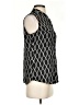 Banana Republic 100% Polyester Black Sleeveless Blouse Size S - photo 4