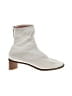 Acne Studios 100% Leather Ivory Ankle Boots Size EU 39 - photo 1