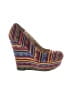 Mossimo Stripes Purple Wedges Size 7 1/2 - photo 1