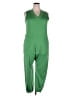 ChicMe Solid Green Jumpsuit Size XXL - photo 1