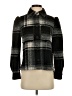 Gap 100% Polyester Plaid Black Coat Size XS - photo 1