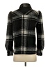Gap 100% Polyester Plaid Black Coat Size XS - photo 2