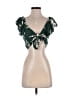 Angie Green Sleeveless Blouse Size S - photo 1