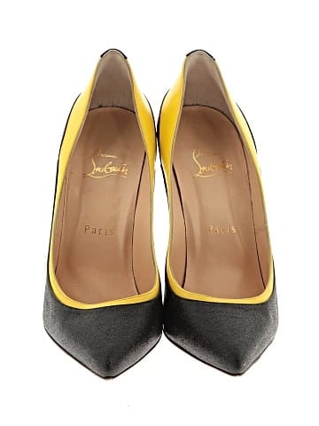 Christian Louboutin Leather Glitter 115mm Pumps (view 2)