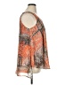 Roz & Ali 100% Polyester Orange Sleeveless Blouse Size XL - photo 4