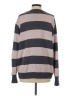 Brandy Melville 100% Cotton Stripes Gray Pullover Sweater Size S - photo 2