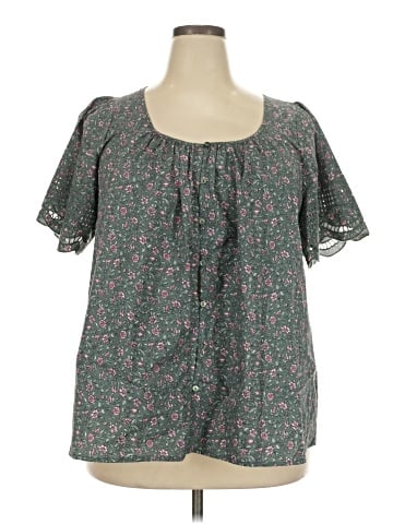 Belle Isle by Torrid Short Sleeve Blouse (view 1)