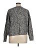 Madewell Animal Print Gray Cardigan Size XL - photo 2