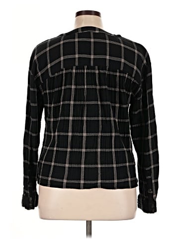 Madewell Lightspun Evert Top in Windowpane (view 2)
