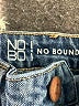 No Boundaries Hearts Blue Denim Shorts Size 1 - photo 3