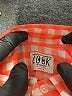 Crewcuts Checkered-gingham Orange Long Sleeve Button-Down Shirt Size 10 - photo 3