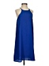 Soprano 100% Polyester Solid Blue Casual Dress Size XS - photo 1