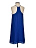 Soprano 100% Polyester Solid Blue Casual Dress Size XS - photo 2