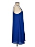 Soprano 100% Polyester Solid Blue Casual Dress Size XS - photo 4