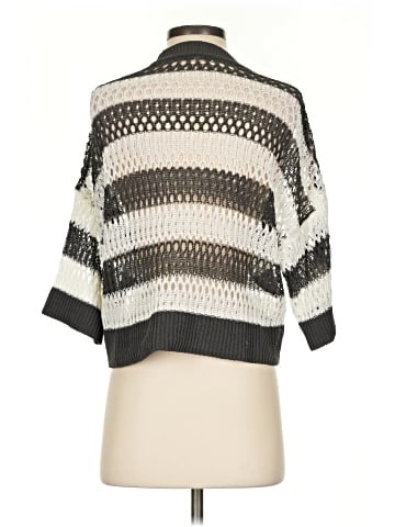 Madewell Pointelle-Stitch Sweater Tee in Stripe (view 2)