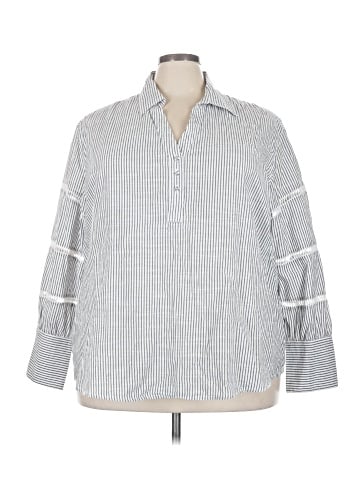 Lane Bryant Long Sleeve Button-Down Shirt (view 1)