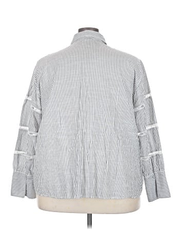 Lane Bryant Long Sleeve Button-Down Shirt (view 2)