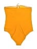 Ulla Johnson Solid Orange One Piece Swimsuit Size M - photo 2