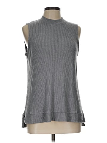 Pure Navy Sleeveless T-Shirt (view 1)