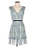 Self-Portrait Floral Blue Cocktail Dress Size 6 - photo 1