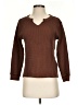 Madewell Brown Waffle Split-Neck Crop Tee Size XS - photo 1